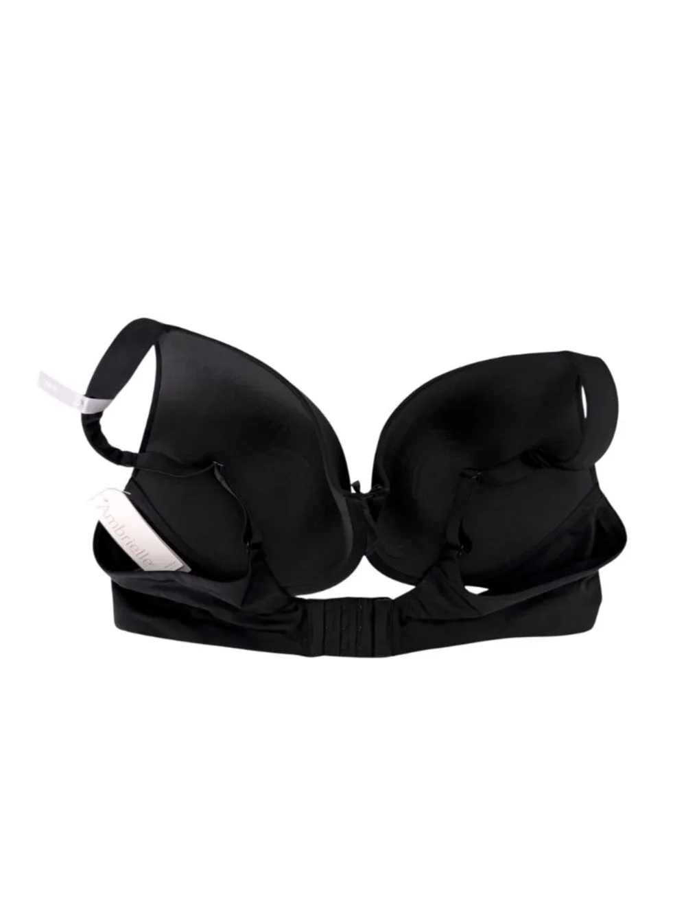 NWT Ambrielle Everyday Full Coverage Black Padded‎ Underwire Bra (44C)
